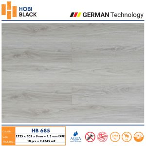 Sàn gỗ Hobi Black HB 685 8mm